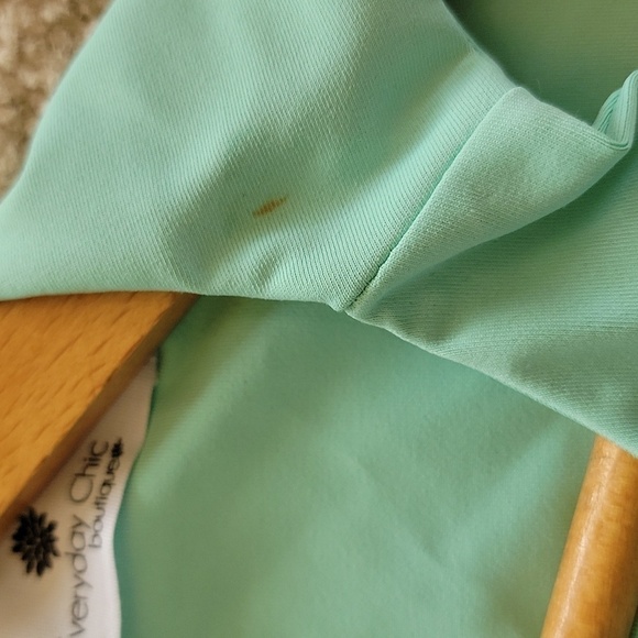 Everyday Chic Boutique | Better Than Ever Mint Green Bodysuit - Picture 5 of 8